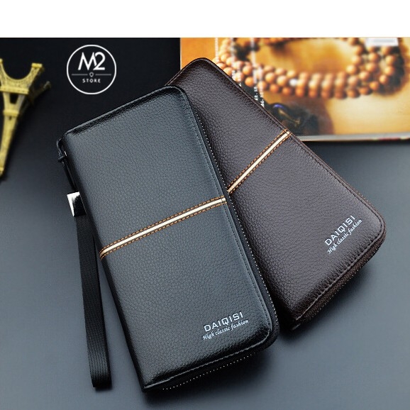 Bóp ví nam dài đẹp phong cách doanh nhân Hàn Quốc, sang trọng, lịch lãm (VND07-A1)