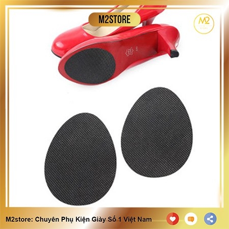 Cặp miếng dán đế giày giúp chống trượt cho giày cao gót, giày công sở, các loại giày khác (MDG01)-XMK2