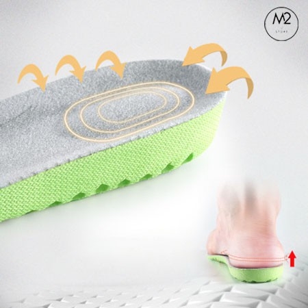 Lót Giày Tăng Chiều Cao Nam Nữ Siêu Thoáng Khí Thế Hệ Mới L16