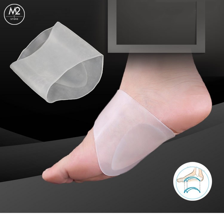 Lót giày Silicon chỉnh hình cho giữa lòng bàn chân FOODMATE- dành cho BÀN CHÂN BẸT PHẲNG LGCH20
