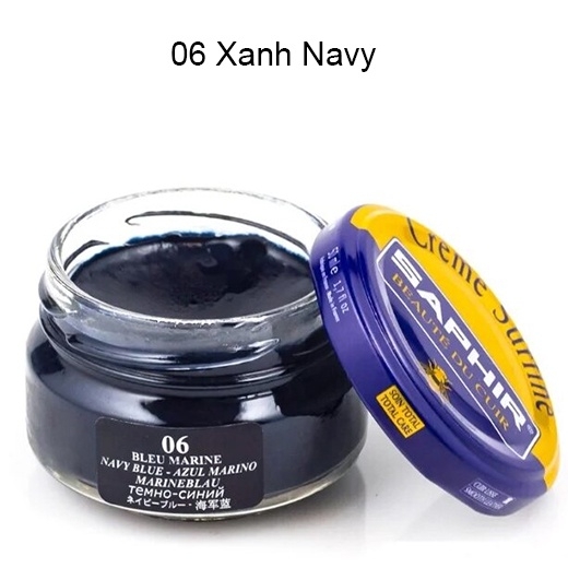 Kem dưỡng da giày Cream Surfine Saphir 50ml (XDG07)