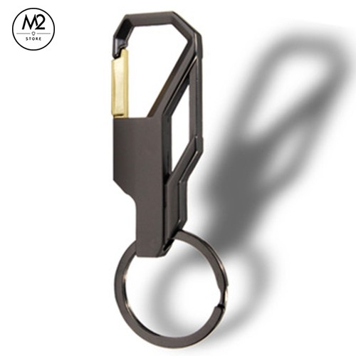 Móc khóa xe máy ô tô đẹp chất liệu inox chốt cài lưng quần thời trang Ximo MK02-A5