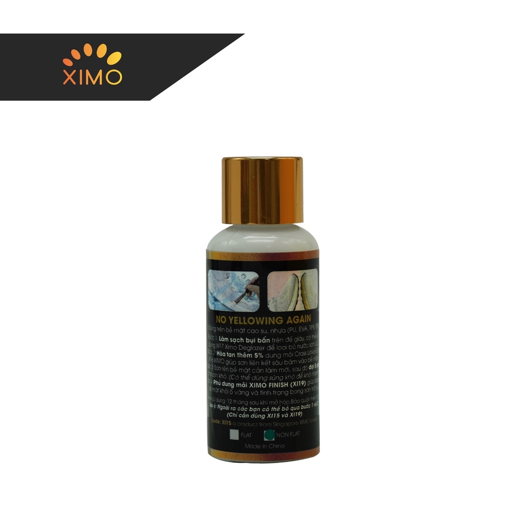 Sơn Repaint đế giày cao cấp Ximo Acrylic White Paint Premium 30ml XI15