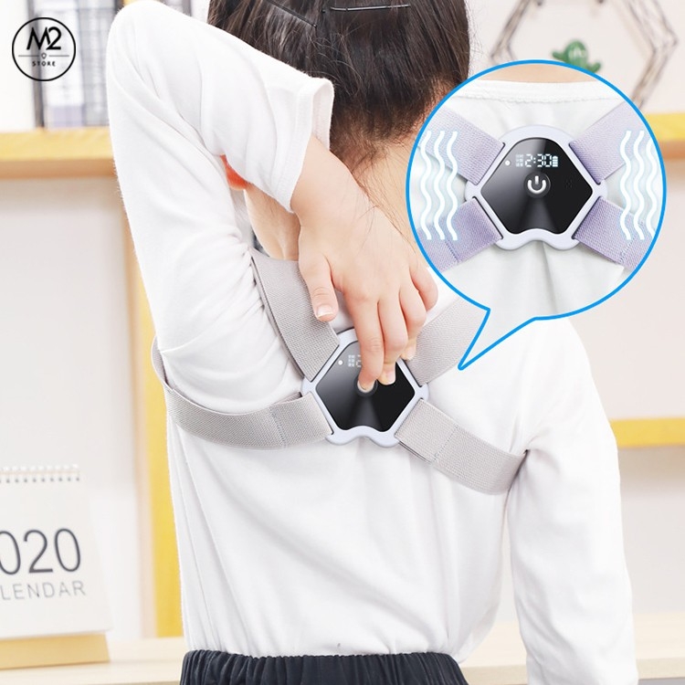 Đai chống gù lưng màn hình LCD điện tử thông minh báo rung và cảnh báo bằng giọng nói Nhật Bản XIMO DCGL03