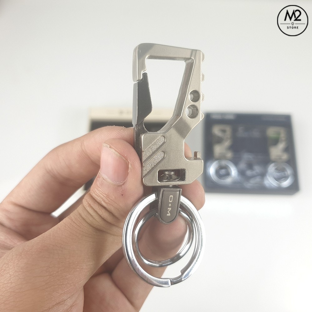 Móc khoá xe máy ô tô đẹp Proud Horse đeo đĩa quần inox cao cấp sang trọng, lịch lãm MK05-A5