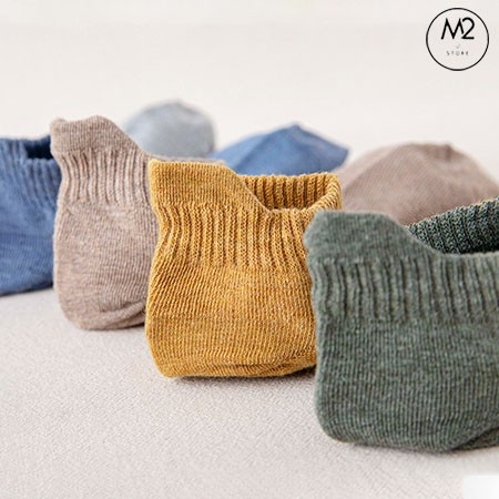 Combo Set 5 Đôi Tất Vớ Nam Cổ Ngắn Thoáng Khí Phong Cách Hàn Quốc TN30