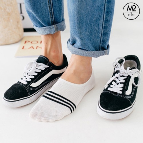 Tất Đi Giày Lười, Vớ Lười Nam Nữ Cao Cấp Siêu Đẹp (Chống trượt gót) (TL02-G4)