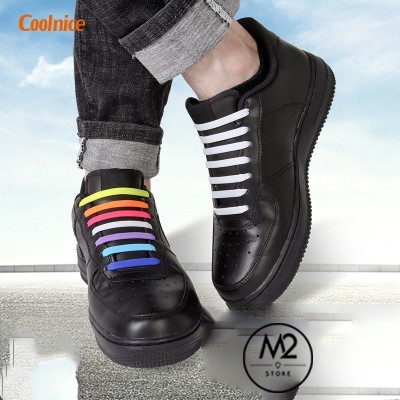 Dây giày cao su silicon đàn hồi buộc giày thông minh Goodmice Bộ 16 dây Chammart XIMO DGTM01-C8