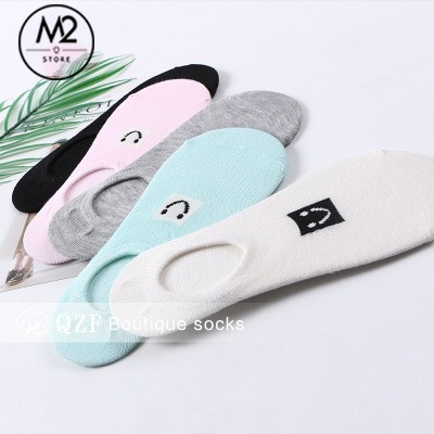 Set 5 Đôi Vớ Tất Lười Nữ Mặt Cười TNG30