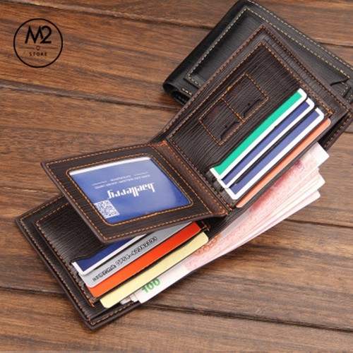 Bóp ví nam ngang da Baellerry XIMO thời trang siêu mỏng hàn quốc (VNN15-A2)
