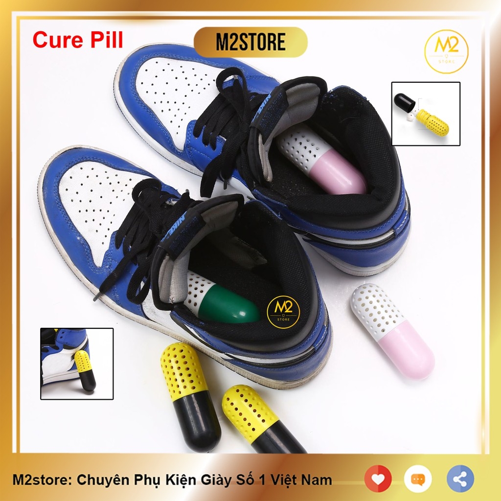 Viên hút ẩm khử mùi giày dép, và đồ vật đa năng CURE PILL XIMO KMG01-XMK2-2-6