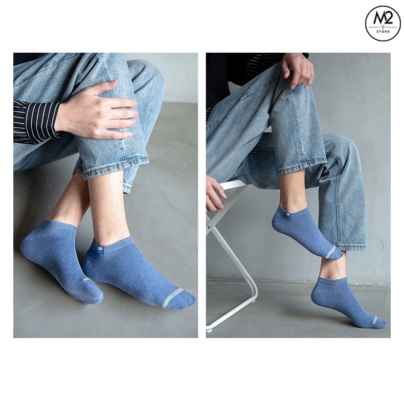 COMBO 10 đôi Tất vớ nam cổ ngắn đẹp năng động, phong cách Hàn Quốc thời trang TN23-H2