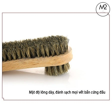 Bàn Chải Đánh Giày Lông Heo Hai Mặt Đánh Bóng BCDG26-XMK3