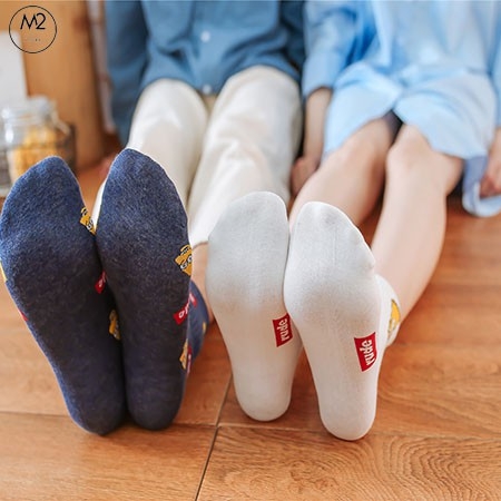 Combo 5 Đôi Tất Vớ Nam Nữ Cổ Vừa Họa Tiết Hoạt Hình Cực Chất TNG40