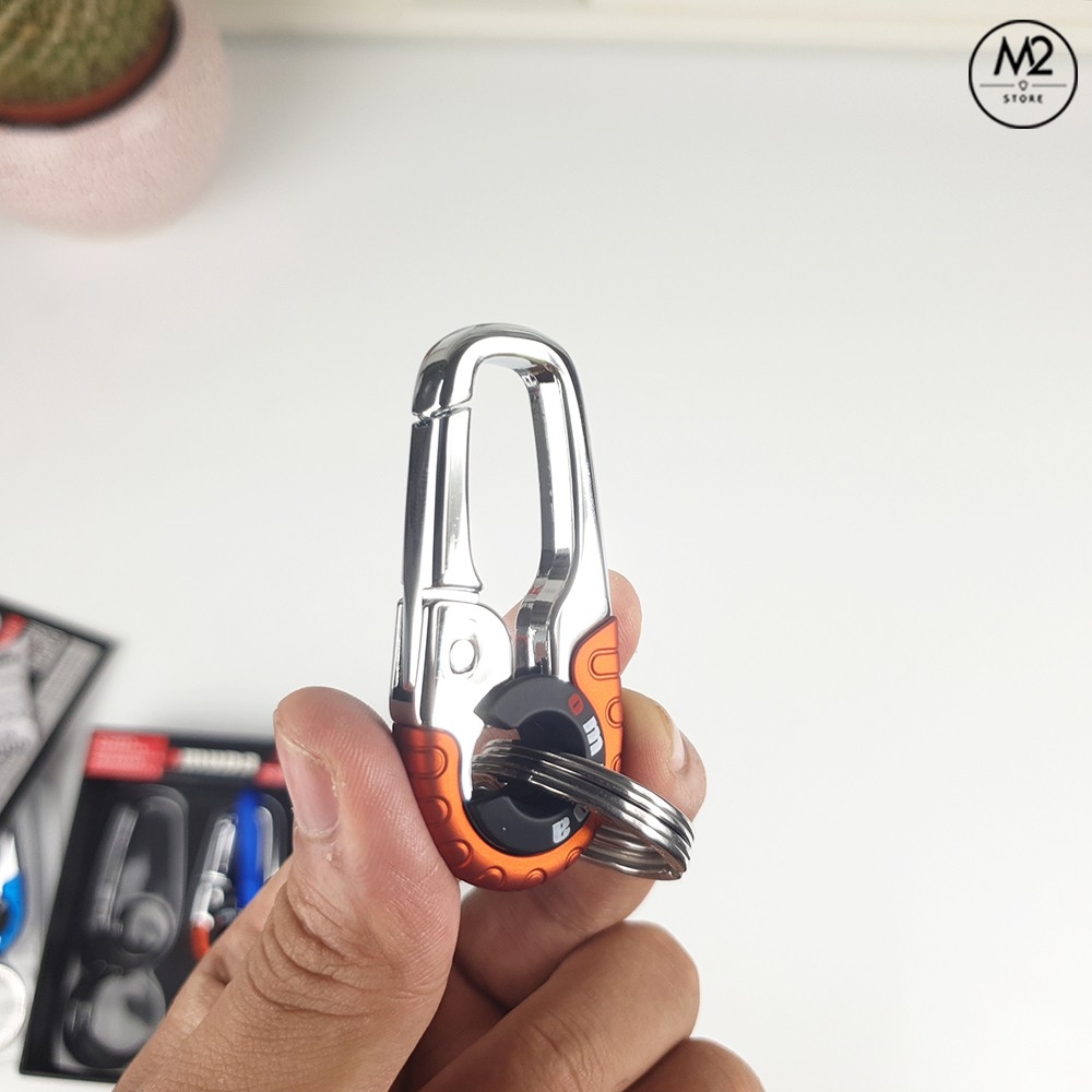 Móc khoá xe máy ô tô đẹp Thái Lan OMUDA cao cấp inox sang trọng lịch lãm MK08-A5