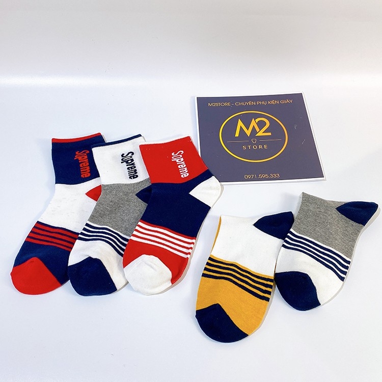 COMBO 5 đôi Tất vớ nam cổ cao phong cách Âu Mỹ siêu đẹp, thời trang TN20-H3