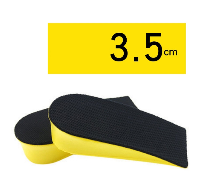 Cặp lót giày tăng chiều cao cao su độn đế tăng 1,5-3cm - Loại nguyên bàn chân - L13