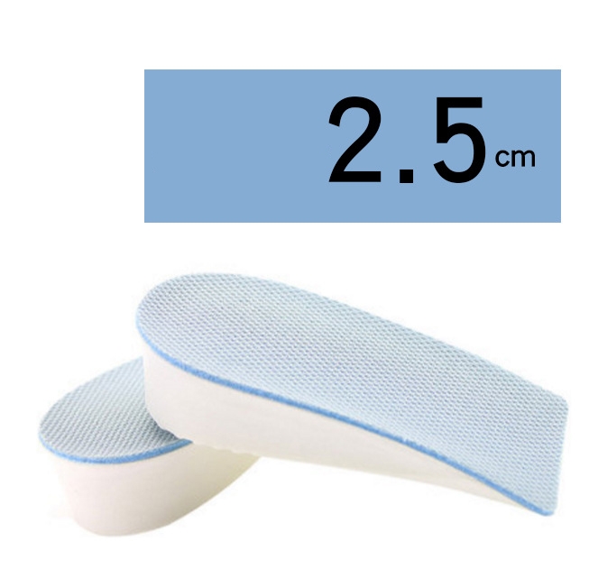 Cặp lót giày tăng chiều cao cao su độn đế tăng 1,5-3cm - Loại nguyên bàn chân - L13
