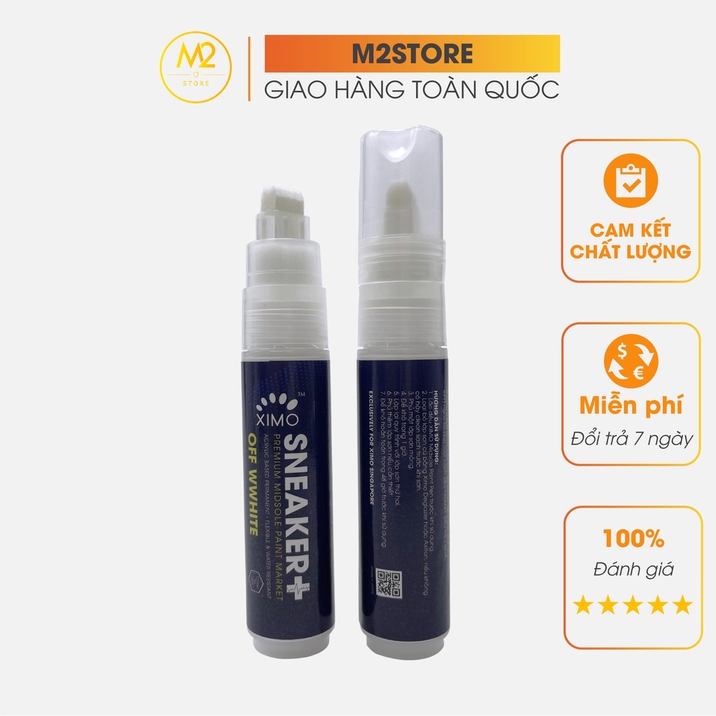 Bút Repaint đế giày tẩy trắng, sơn trắng làm mới phục hồi giày Ximo Midsole Paint Pen XI23 15ml-XMK2-2-78
