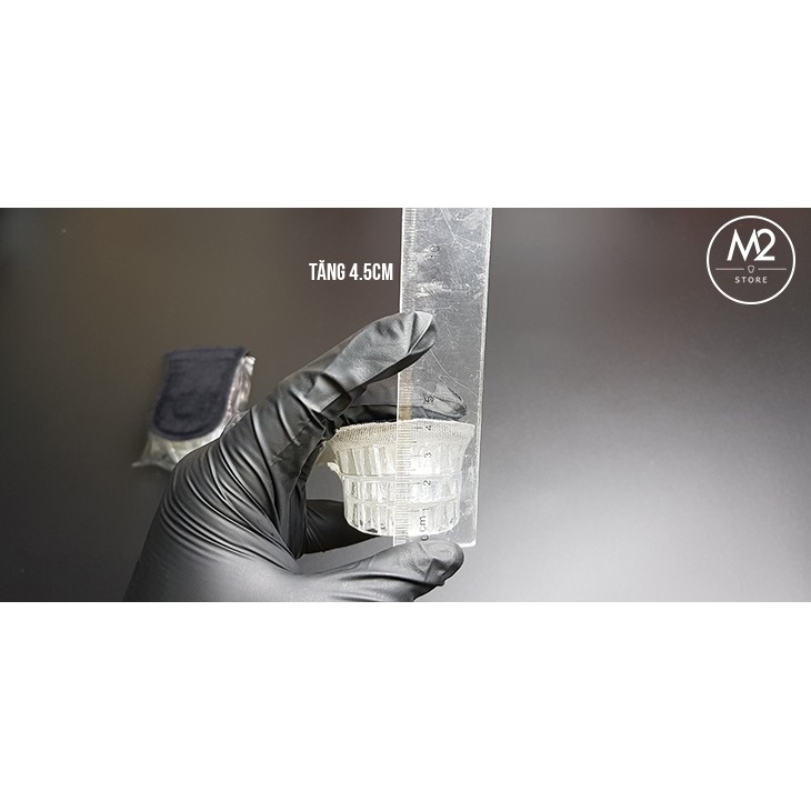Lót giày tăng chiều cao nam nữ 4,5cm 3 nấc silicon nửa bàn loại L2 – Black (Bán Chạy)