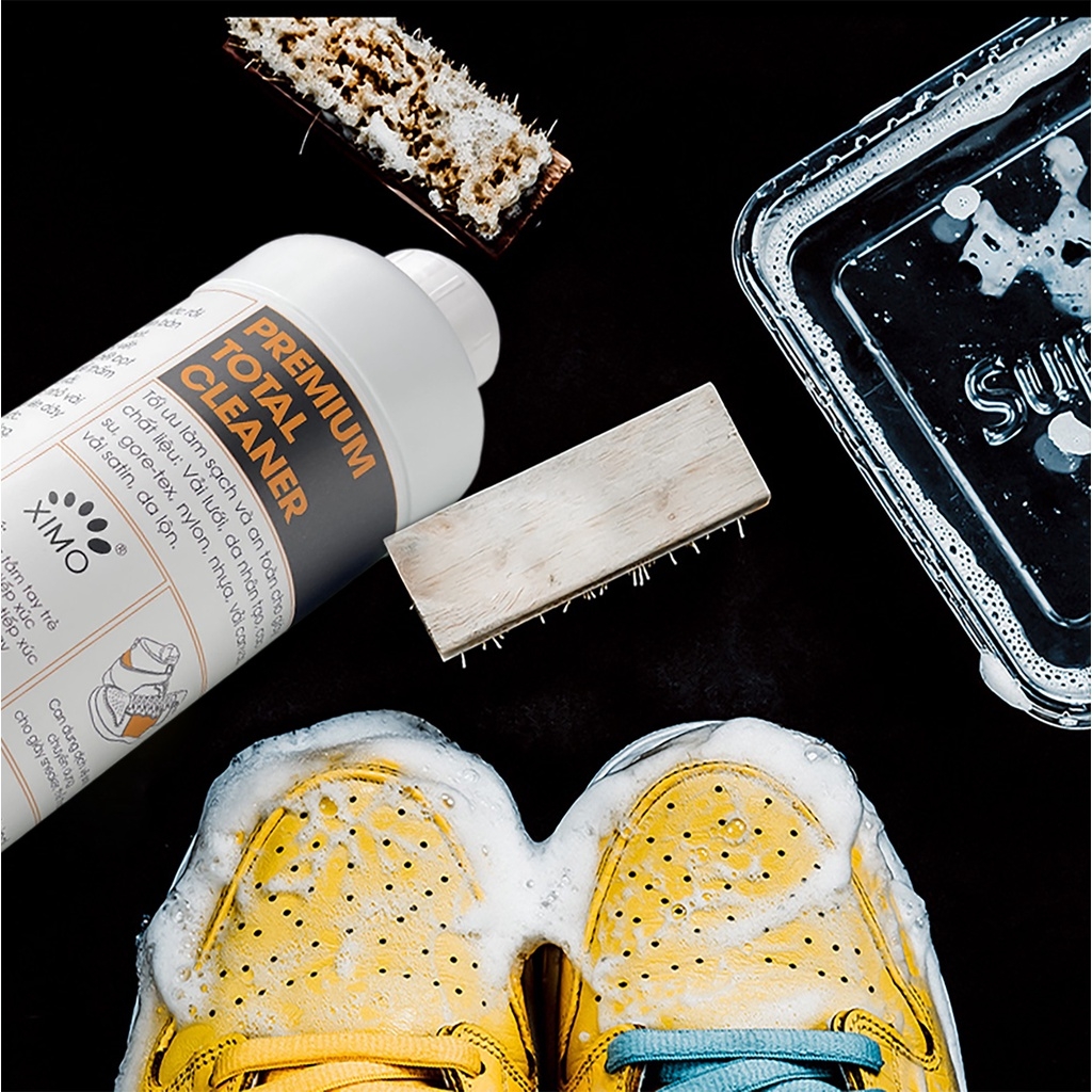 Can Dung Dịch Vệ Sinh Giày XIMO Prenium Total Cleaner 1000ml - Chuyên cho các đại lý giặt giày