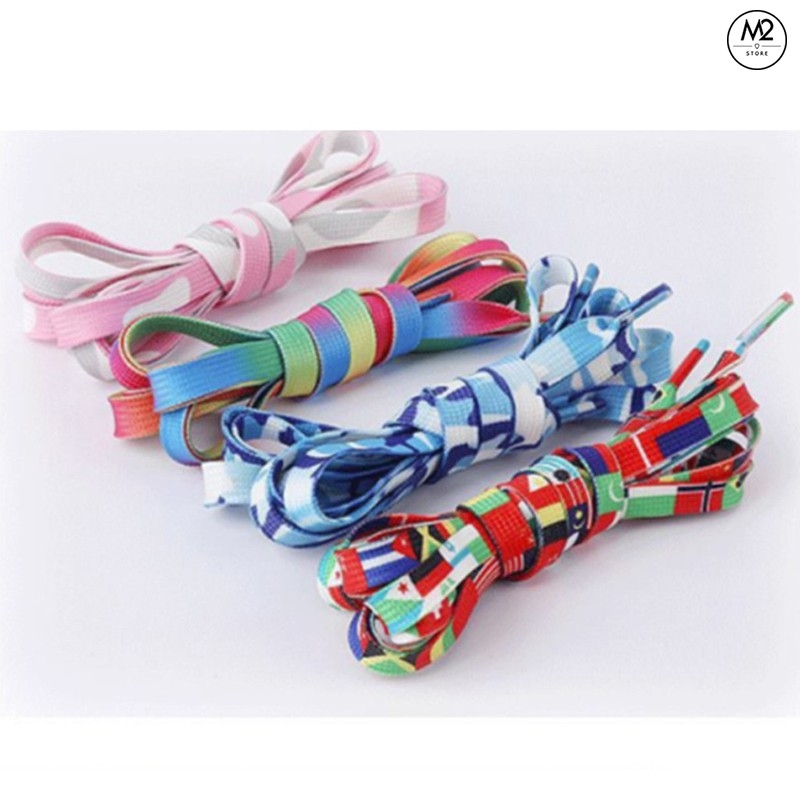 Dây Giày Họa Tiết Nhiều Màu Sắc