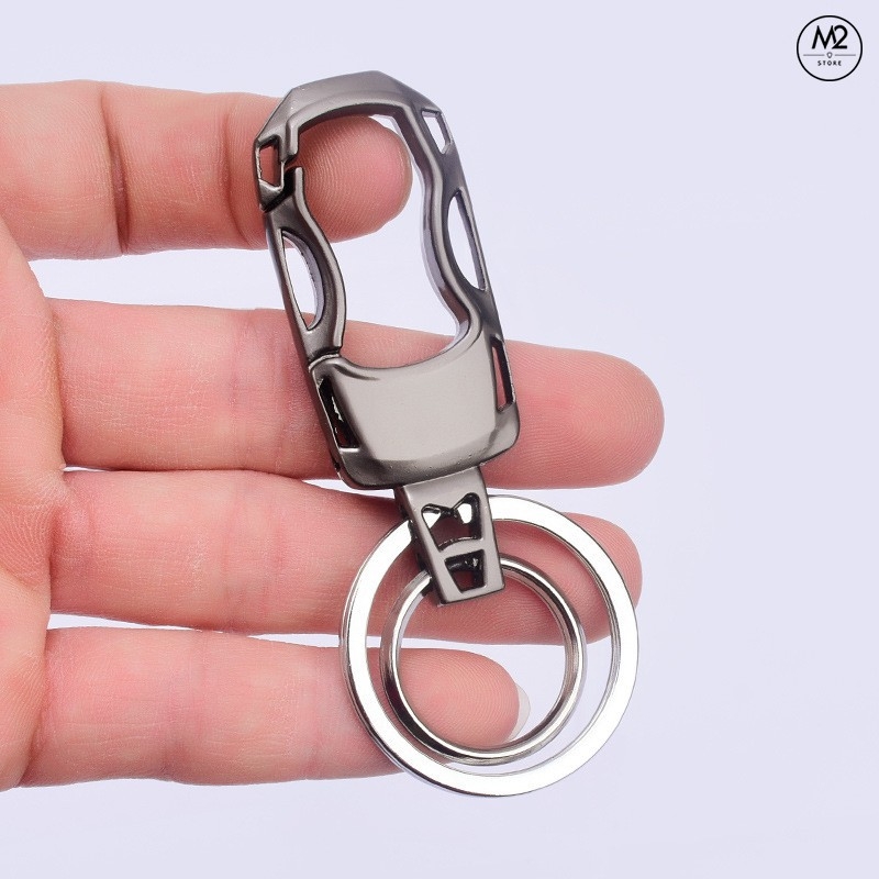 Móc khoá xe máy ô tô đẹp Proud Horse inox cao cấp, thời trang hiện đại đeo thắt lưng MK07-A5