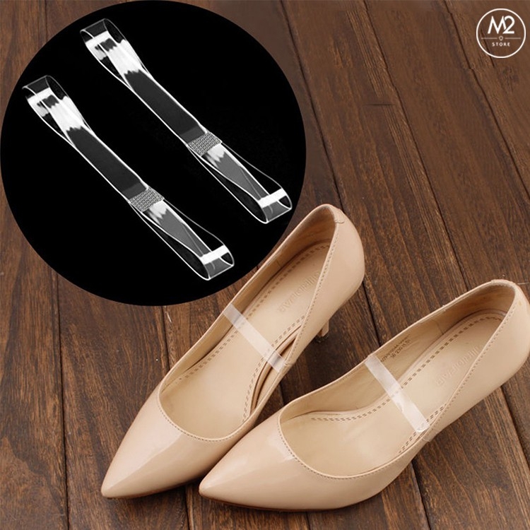 Quai giày ẩn bằng silicon trong suốt giúp giữ giày ôm chân không bị tuột giày khi mang giày cao gót nữ - XIMO QG01-XMK01-2-17