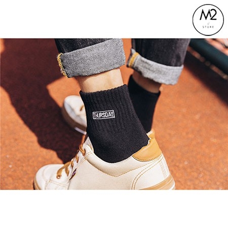 Set Tất Vớ Tuần Nam Cao Cấp Cổ Vừa Cotton Siêu Thoáng Khí TN35