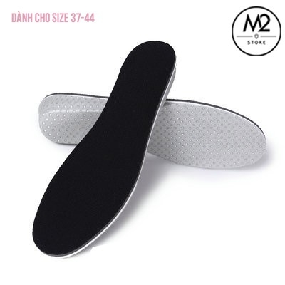 Cặp lót giày tăng chiều cao cao su, êm chân, thoáng khí độn đế tăng 1,5-4,5cm - Loại nguyên bàn chân - L14
