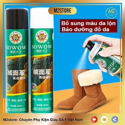 Chai Xịt Phục Hồi Màu Và Bảo Dưỡng Dành Cho Da Lộn Cao Cấp XDG100