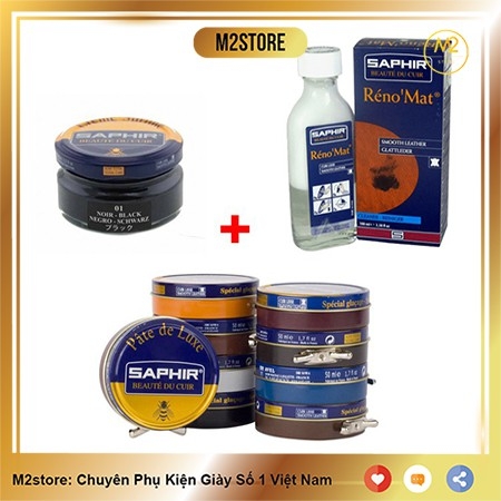 Bộ chăm sóc giày da saphir cao cấp BCHG01