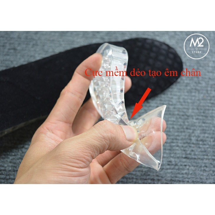 Lót giày tăng chiều cao silicon cả bàn loại L3-A16(5cm - 2 nấc) - Size nam