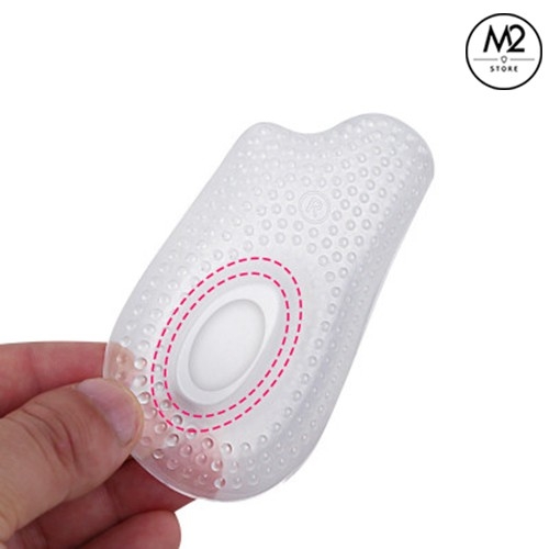Miếng lót giày cao gót silicon massage êm chân, chống đau và chai gót chân XIMO LGCG03