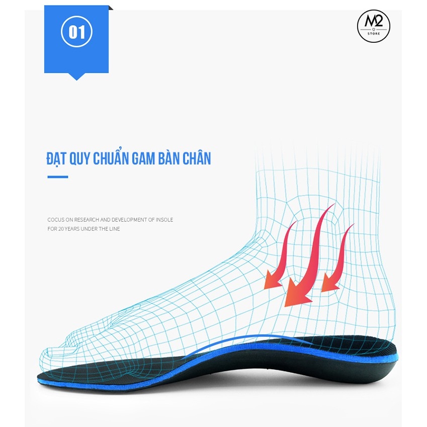 Lót giày chỉnh hình y khoa bàn chân bẹt (LGCH17)