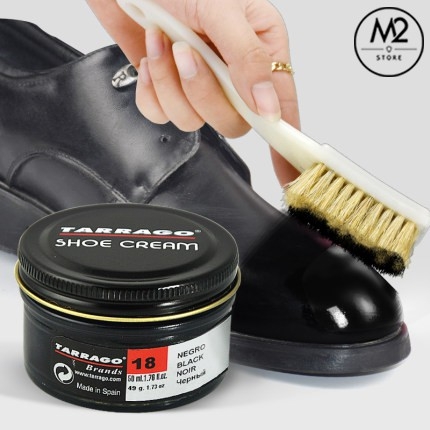 Xi Kem Đánh Giày Tarrago Shoe Cream - Xi Đánh Bóng Da Dạng Kem, Dưỡng Giầy Da, Túi, Áo Da Cao Cấp - Made In Spain VSG70