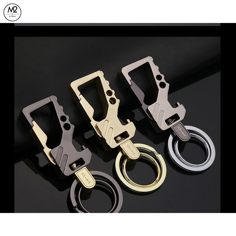 Móc khoá xe máy ô tô đẹp Proud Horse đeo đĩa quần inox cao cấp sang trọng, lịch lãm MK05-A5