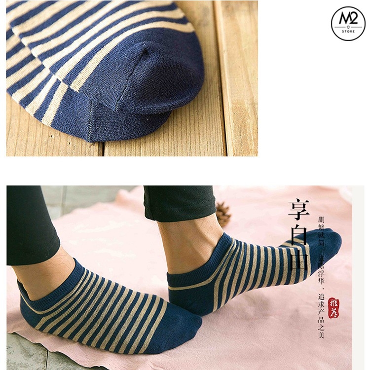 Combo 5 đôi tất nam thời trang Hàn Quốc siêu đẹp, thoáng khí TN19-H3