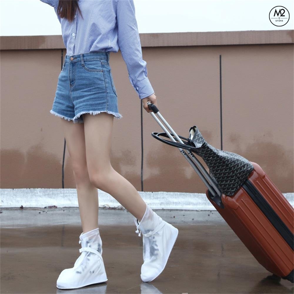Bao giày đi mưa bọc giày cao cấp, áo mưa có đế chống trơn OVER-SHOES (BGDM01)