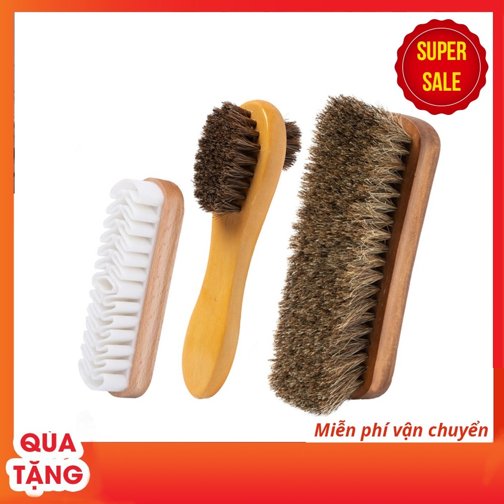 Bộ 3 bàn chải đánh giày