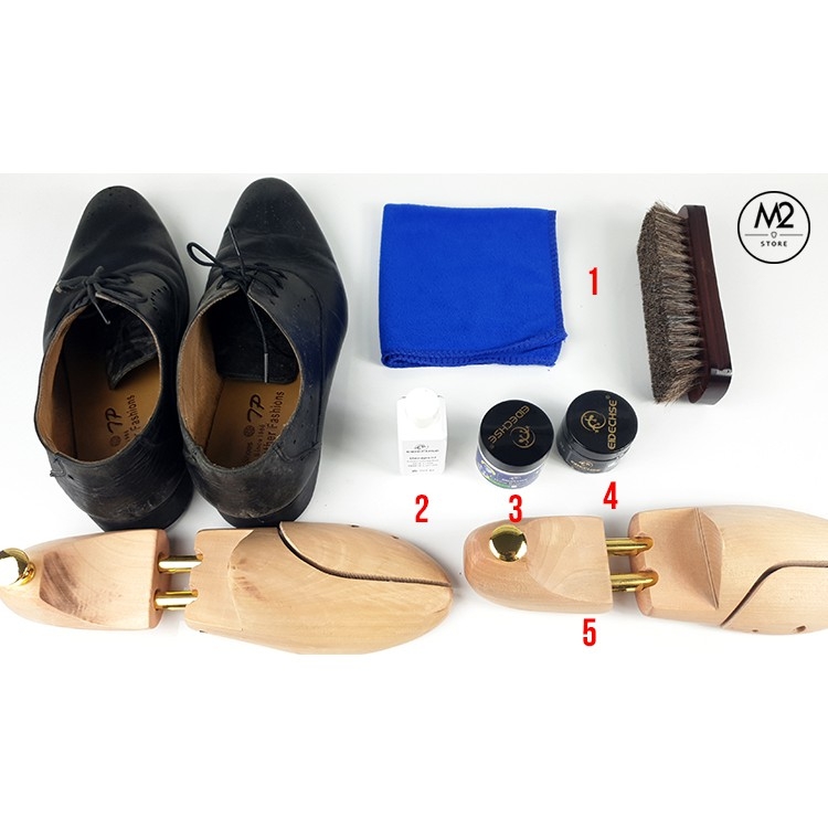 Bộ chăm sóc giày da cơ bản EIDECHSE 21 Xanh da trời
