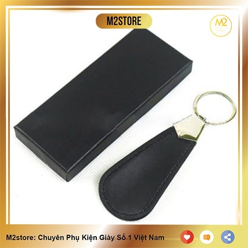 Đón gót giày thép bọc da cao cấp treo chìa khóa (DGG09)