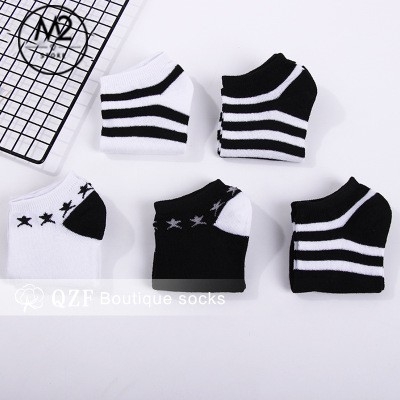 Set 5 Đôi Vớ Tất Nữ Cổ Ngắn Phong Cách Choaway TNG25-G6