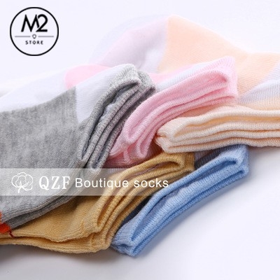 Set 5 Đôi Vớ Tất Nữ Cổ Ngắn Mặt Mèo Đáng Yêu TNG31-G5