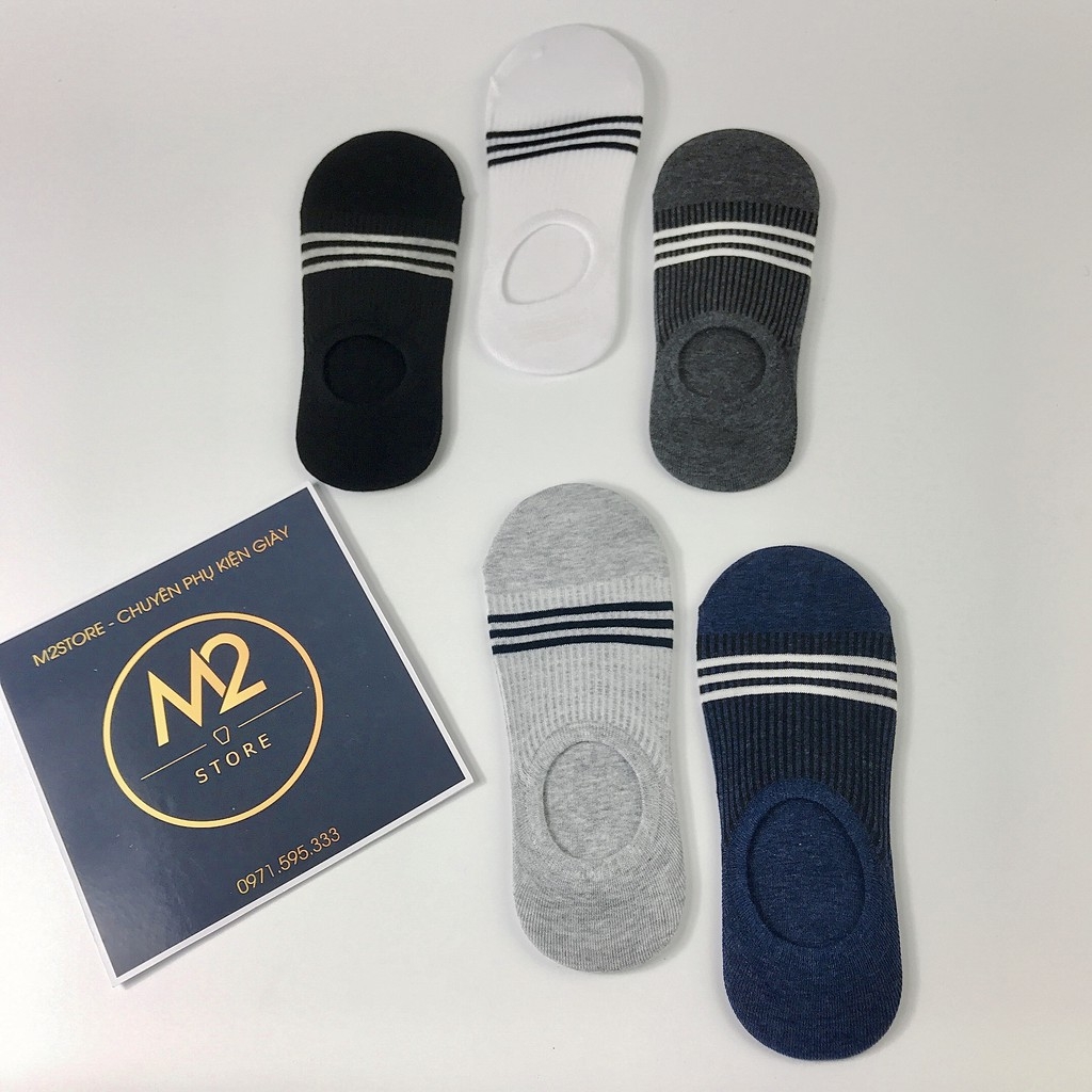 Tất Đi Giày Lười, Vớ Lười Nam Nữ Cao Cấp Siêu Đẹp (Chống trượt gót) (TL02-G4)