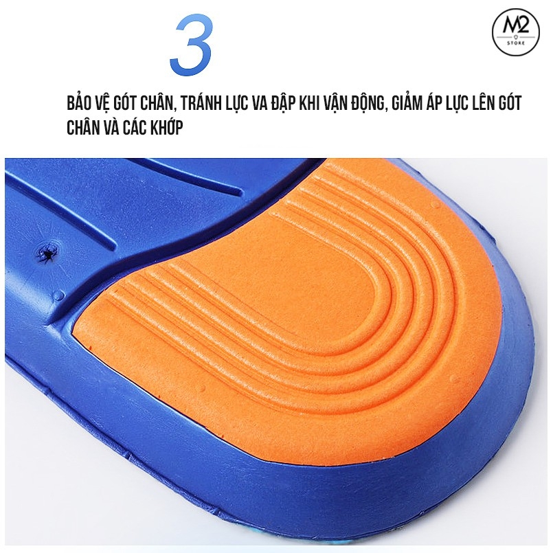 Lót giày thể thao êm chân, thoáng khí, thấm hút mồ hôi, chống sốc LGTT16-C3