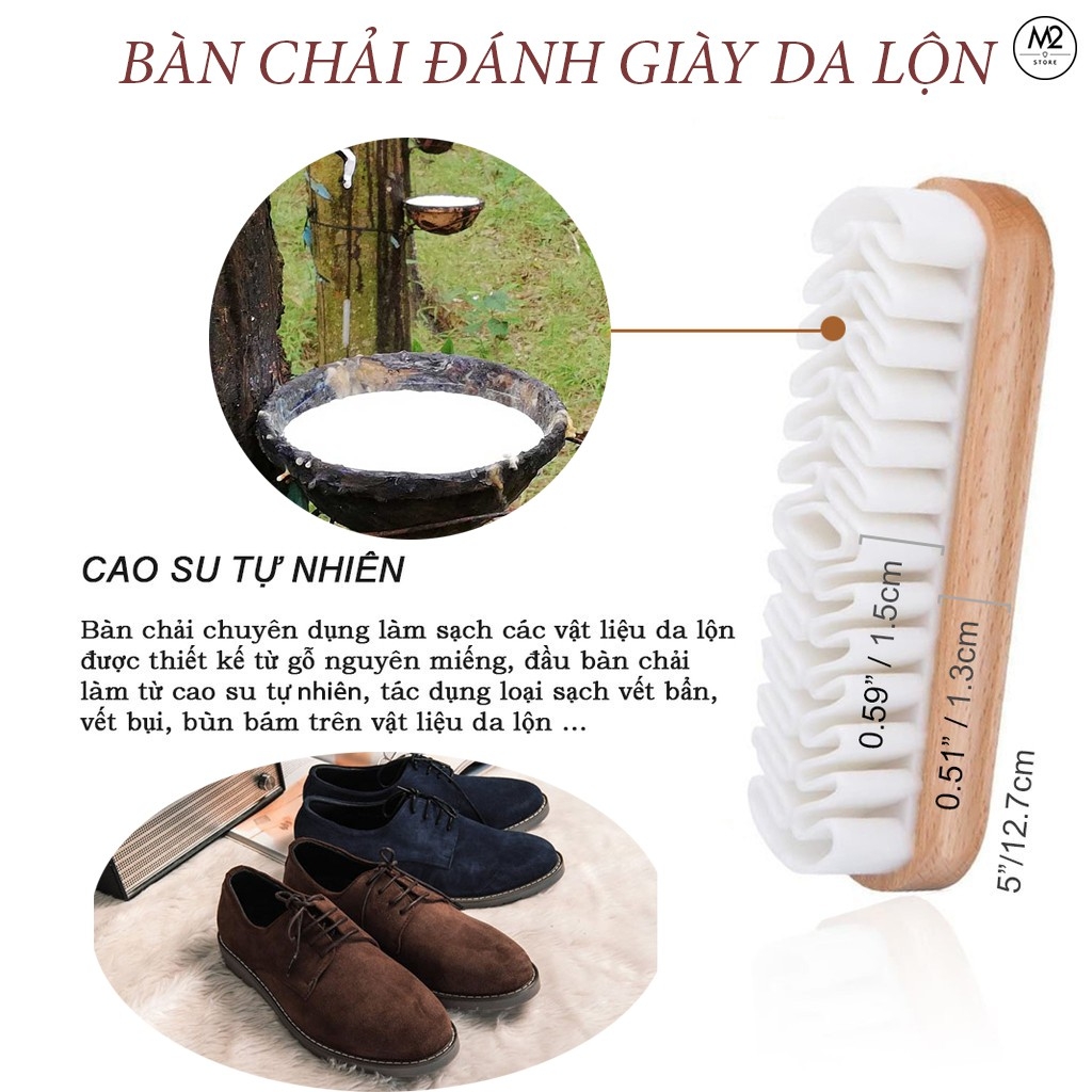 Bộ 3 bàn chải đánh giày