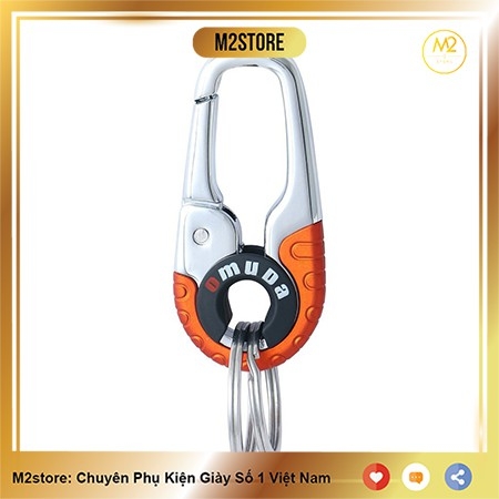 Móc khoá xe máy ô tô đẹp Thái Lan OMUDA cao cấp inox sang trọng lịch lãm MK08-A5