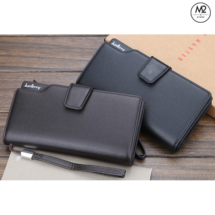 Bóp ví nam dài đẹp Baellerry cao cấp Hàn Quốc, sang trọng, lịch lãm (VND08-A1)