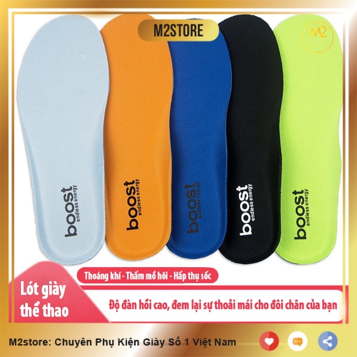 Lót Giày Thể Thao Êm Chân Siêu Nhẹ Giảm Sóc, Khử Mùi, Thoáng Khí LGTT24